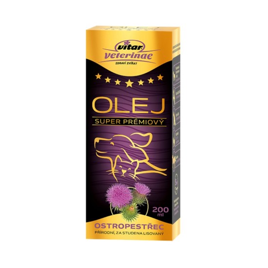 Vitar Veterinae erškėtrožių aliejus 200 ml Vitar Veterinae erškėtrožių aliejus 200 ml