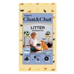 Kačių kraikas Chat & Chat sušokantis, 5 kg Kačių kraikas Chat & Chat sušokantis, 5 kg