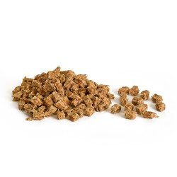 Kalakutiena mėsa kubeliai vytinta JUKO 100 g Kalakutiena mėsa kubeliai vytinta JUKO 100 g