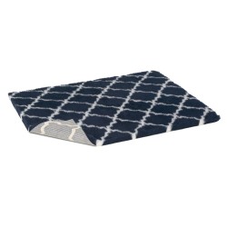 Vetlova neslystanti / Drybed mėlyna su tinkleliu 100 x 75 cm, krūva 30 mm Vetlova neslystanti / Drybed mėlyna su tinkleliu 100 x 75 cm, krūva 30 mm