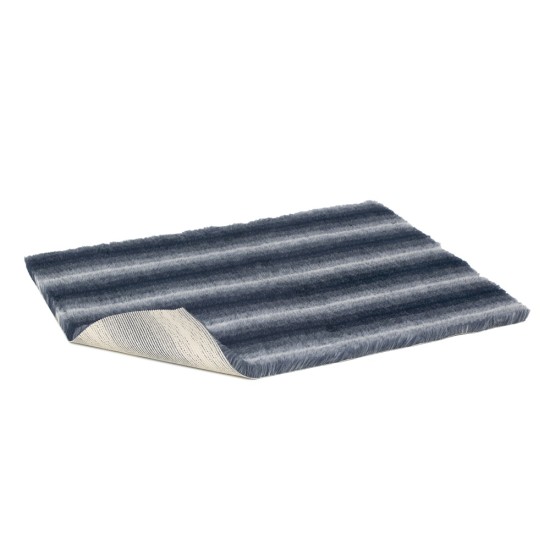 Vetbed neslystantis / Drybed mėlynos juostelės 75 x 50 cm plaukai 30 mm Vetbed neslystantis / Drybed mėlynos juostelės 75 x 50 cm plaukai 30 mm