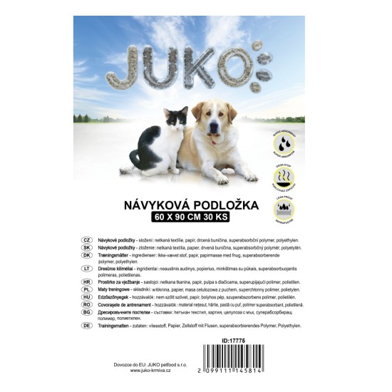 Vienkartinės palutės JUKO 60 x 90 cm 30 vnt Vienkartinės palutės JUKO 60 x 90 cm 30 vnt