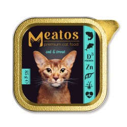 Meatos cat Menkė & Upėtakis gabalėliai padaže 85 g