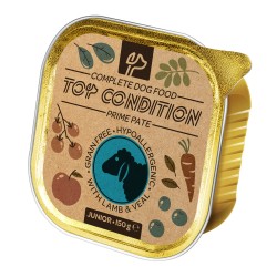 Top condition šuo šuniukams ėriena & veršiena paštetas 150 g Top condition šuo šuniukams ėriena & veršiena paštetas 150 g