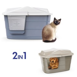 WC / Plastikinis namas VILLA 2 in 1