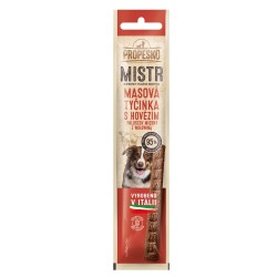 Skanėstas šunims Propesko Dog Master meat stick beef su jautiena, 10 g Skanėstas šunims Propesko Dog Master meat stick beef su jautiena, 10 g
