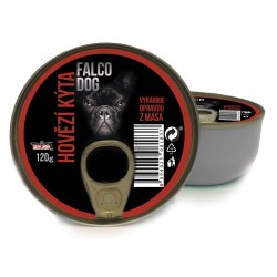 FALCO DOG jautienos kojos konservai 120 g FALCO DOG jautienos kojos konservai 120 g