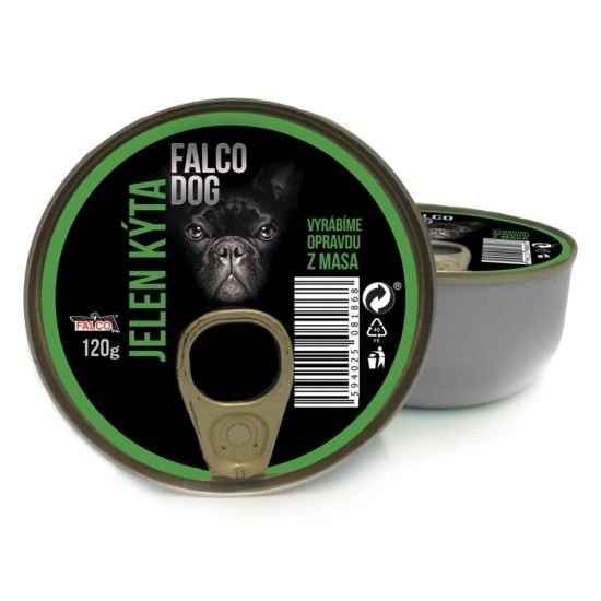 FALCO DOG elnio koja skardine 120 g FALCO DOG elnio koja skardine 120 g