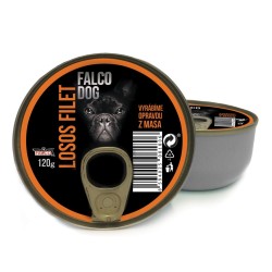 FALCO DOG lašiša filė skardine 120 g FALCO DOG lašiša filė skardine 120 g