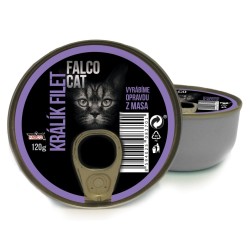 FALCO CAT triušio filė konservas 120 g FALCO CAT triušio filė konservas 120 g