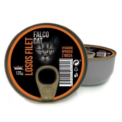 FALCO CAT lašiša filė skardine 120 g FALCO CAT lašiša filė skardine 120 g