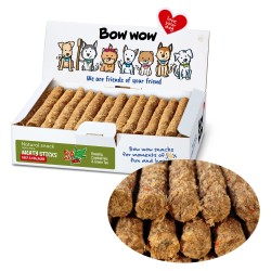 Skanėstai šunims BOW WOW Meaty stick su jautiena ir kolagenu, 50 vnt Skanėstai šunims BOW WOW Meaty stick su jautiena ir kolagenu, 50 vnt