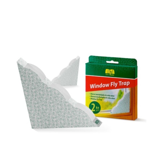Langas musės gaudyklė į langą kampas 2 vnt
