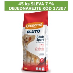 Sausas šunų maistas PLUTO Dog Sport Energy aktyviems šunims su vištiena, 15 kg