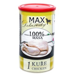 MAX Deluxe Dog 1 vištiena konservas 1200 g MAX Deluxe Dog 1 vištiena konservas 1200 g