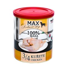 MAX Deluxe Dog 3/4 vištiena konservas 800 g MAX Deluxe Dog 3/4 vištiena konservas 800 g