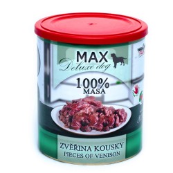 MAX Deluxe Dog žaidimo gabaliukai konservas 800 g MAX Deluxe Dog žaidimo gabaliukai konservas 800 g