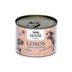 FALCO SENSE cat lašiša ir su jautiena raumenys skardine 200 g FALCO SENSE cat lašiša ir su jautiena raumenys skardine 200 g