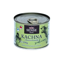 FALCO SENSE DOG antis ir su jautiena raumenys skardine 200 g FALCO SENSE DOG antis ir su jautiena raumenys skardine 200 g