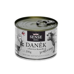 FALCO SENSE DOG pūdymas ir su jautiena raumenų gabalėliai skardine 200 g FALCO SENSE DOG pūdymas ir su jautiena raumenų gabalėliai skardine 200 g