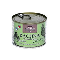 FALCO SENSE DOG antis ir vištiena raumenų konservas 200 g FALCO SENSE DOG antis ir vištiena raumenų konservas 200 g