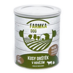 FARMKA dog su vytiniu skardine 800 g FARMKA dog su vytiniu skardine 800 g