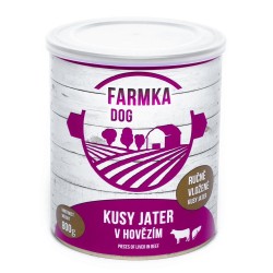 FARMKA dog su kepenomis skardine 800 g FARMKA dog su kepenomis skardine 800 g
