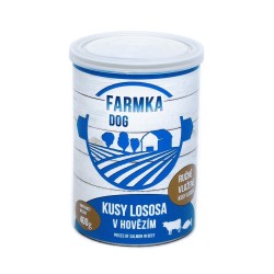 FARMKA dog su lašiša skardine 400 g FARMKA dog su lašiša skardine 400 g