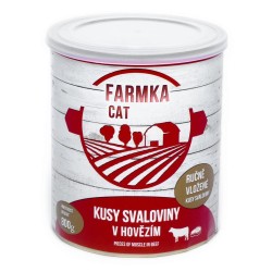 FARMKA cat su raumenimis, skardine 800 g FARMKA cat su raumenimis, skardine 800 g