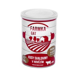 FARMKA cat su raumenimis, skardine 400 g FARMKA cat su raumenimis, skardine 400 g