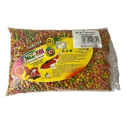 Maistas tvenkinio žuvims KOI MIX mini pellet 1l Maistas tvenkinio žuvims KOI MIX mini pellet 1l