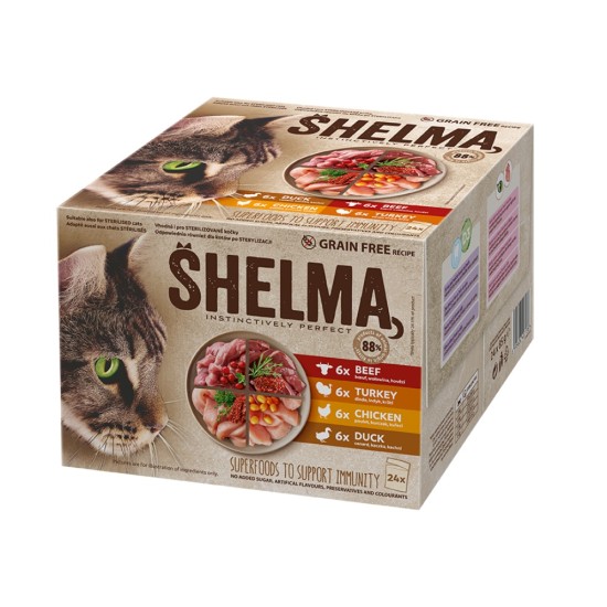 Shelma NM cat mėsa padaže maišelyje 85 g (24 pak.) IŠPARDAVIMAS PO PAKAVIMAS (2 vnt.) Shelma NM cat mėsa padaže maišelyje 85 g (24 pak.) IŠPARDAVIMAS PO PAKAVIMAS (2 vnt.)