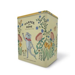 Metalinis pašaro konteineris Harper and Bone, geltonas