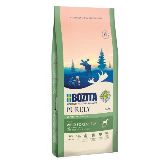 Bozita Purely Dog Suaugęs Briedis GF 11 kg
