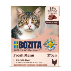 Konservai katėms Bozita Cat su vištienos kepenėlėmis, 370 g Konservai katėms Bozita Cat su vištienos kepenėlėmis, 370 g