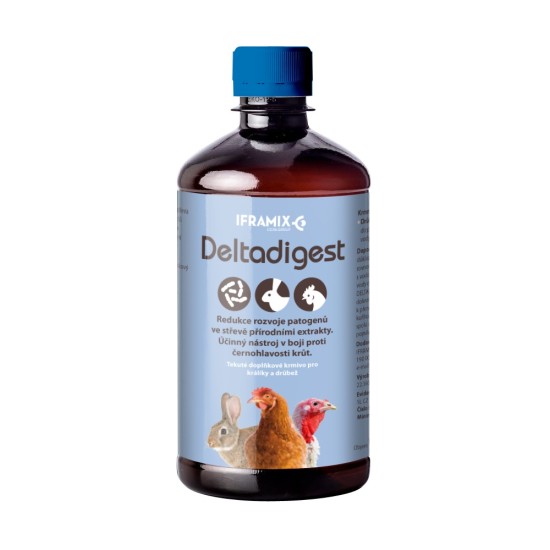 Deltadigest patogenų sumažėjimas žarnyne 500 ml