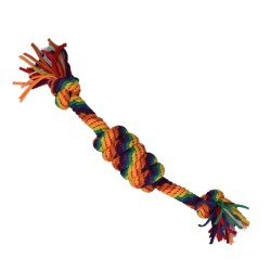 Virvė žaislas vaivorykštė suktas 63 cm