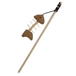 Meškere dėlionė natūrali su žuvimi 40 cm Meškere dėlionė natūrali su žuvimi 40 cm