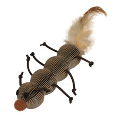 Caterpillar kartonas su plunksnomis 12 cm