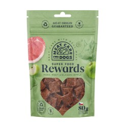 Rewards šuo kiauliena su obuoliais ir kolagenu 80 g Rewards šuo kiauliena su obuoliais ir kolagenu 80 g
