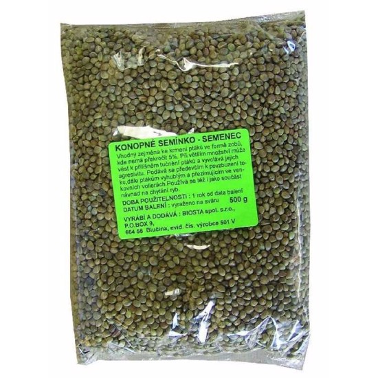 Kanapės sėklos 500 g
