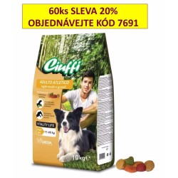 Sausas šunų maistas Ciuffi Adulto Atletico su paukštiena, 10 kg