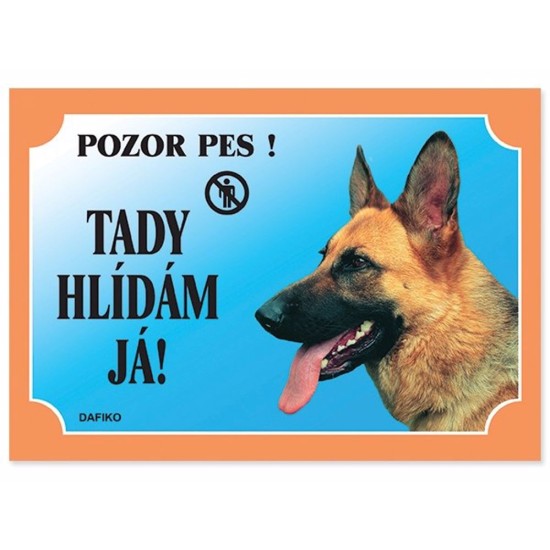 Ženklas Dafiko VOKIETIŠKAS AMENAS iš iš šono