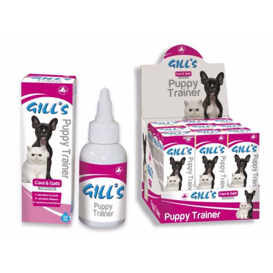 GILLS Puppy Treneris priklausomybės purškalas 50 ml GILLS Puppy Treneris priklausomybės purškalas 50 ml