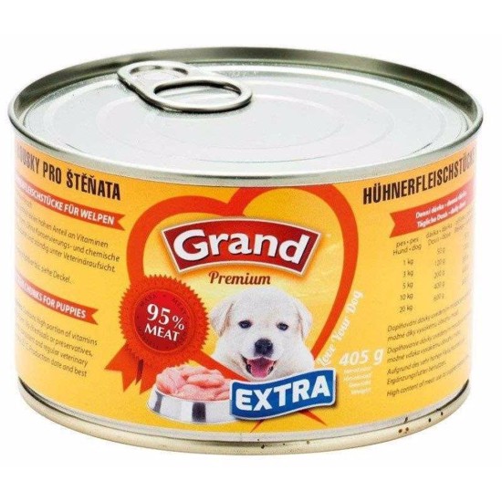 Grand Premium Dog Junior extra can 405 g