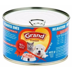 Grand Premium Dog & Cat mix gardumynai, konservas 405 g Grand Premium Dog & Cat mix gardumynai, konservas 405 g