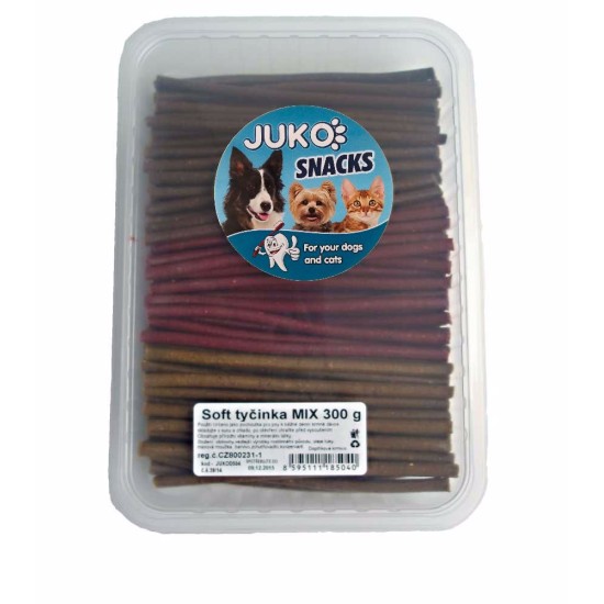 Skanėstai šunims MIX JUKO Snacks soft bar