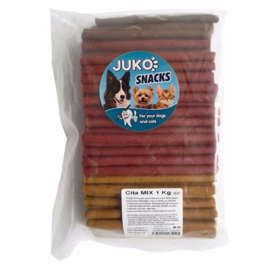 Skanėstas šunims JUKO Cita Mix 1kg (apie  140 - 160 vnt.)