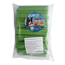 Dental cross mentolis JUKO Užkandžiai 1 kg (apie  44 vnt)