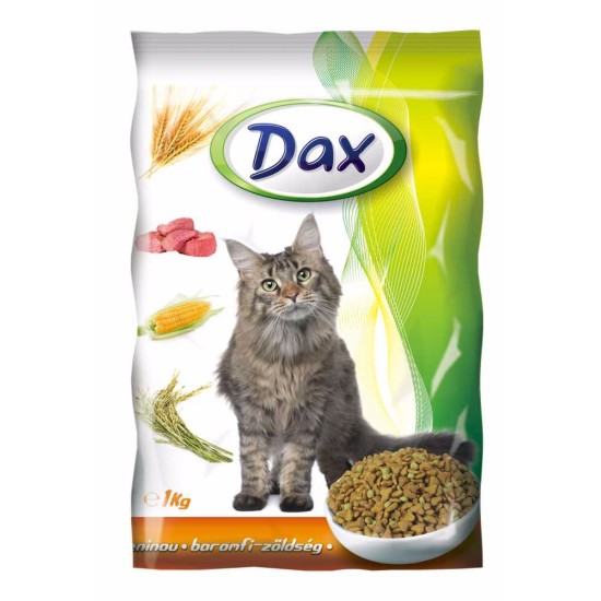 Dax Cat granulės paukštiena su daržovėmis 1 kg Dax Cat granulės paukštiena su daržovėmis 1 kg